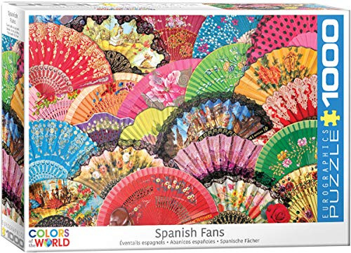 1000 Teile Puzzle Spanische Flamenco Fächer