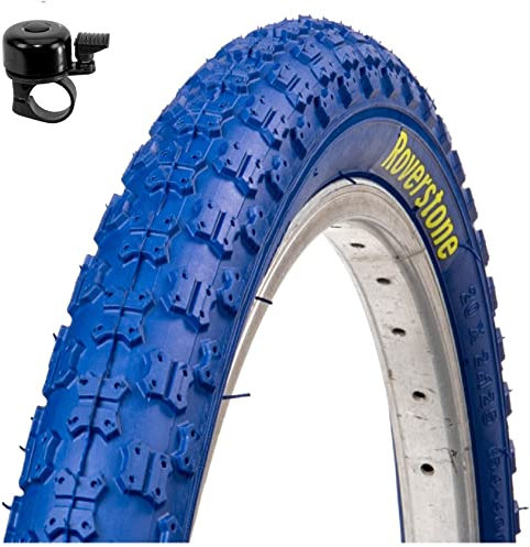 1 x Roverstone 20 Fahrradreifen Fahrradmantel blau 54-406 (20 x 2,125) inkl. Reifenheber