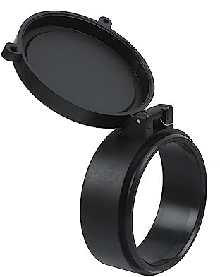 MiOYOOW Rifle Scope Flip Caps, Flip Open Covers 25.5-69mm Eyepiece Flip up Protector for Outdoors Hunting
