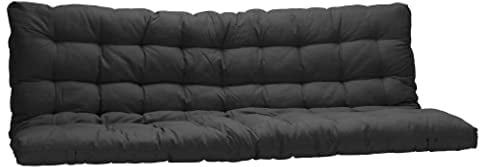 Vente-unique Futon Modulo Bettgestell fÅr Betten, 135 x 190 cm, Schwarz