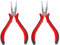 Anruyi 2 Stück Haarverlängerung Zange Microring set Microringnadel Zange Haarverlängerung Extensions Zubehör EuroLock Bondingzange Gerade Bonding Zange (3 Loch, Keine Spur zu entferner)