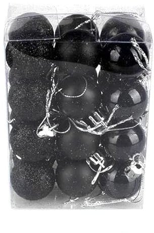 Weihnachtskugeln Weihnachtsbaumschmuck Ball Weihnachten Hängende Baumanhänger Home Party Decor Neujahrsgeschenk-F,CN,3cm