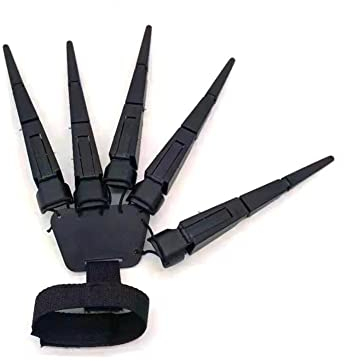 Doigts d'Halloween, mains squelette d'Halloween, extension de doigts imprimée 3D, gants de squelette, convient à toutes les tailles de doigts