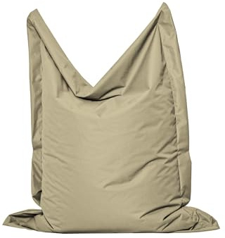 MB MILLINDABAG Rechteckig Sitzsack für Kinder Jugendliche und Erwachsene Beanbag Sitzen & Liegen Indoor & Outdoor Gaminggeignet & bereits gefüllt Sitzkissen (Gold, L - 120 X 160 cm)