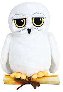 Play by Play Harry Potter Plüsch Hedwig Harrys weiße Eule mit Brief – Höhe 25 cm