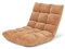 LIFEZEAL Bodenstuhl gepolstert, Bodensessel Bodensofa mit Verstellbarer Rückenlehne, Meditationsstuhl aus Korallenvlies, Floor Chair für Meditation & Lesen (Aprikose)