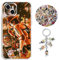 Staremeplz Compatible with iPhone XR Case One -Piece Giyuu Anime Design [With Keychain and 50pcs Stickers] Cartoon Transparent Soft Silicona Case for iPhone XR