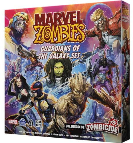 CMON | Marvel Zombies: Guardians of the Galaxy | Expansión | Juego de Mesa Cooperativo en el Apocalipsis Zombi | A Partir de 14 Años | De 1 a 6 Jugadores | 60 Minutos por Partida | Español