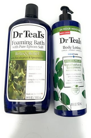 Eucalyptus Foaming Bath and Body lotion