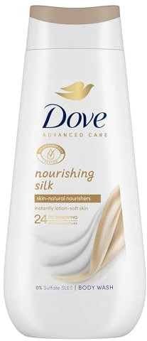 Dove Advanced Care Sulphate Free Body Wash for Women Made with Skin-Natural Nourishers and Micromoisture Provides 24 Hours Renewing Lotion-Soft Softer Skin, 225ml Pack of 3