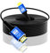 Adrenenjoyer Fibra óptica Cable HDMI 30 metros,18Gbps 4K Alta Velocidad Soporte 4K@60Hz HDR10,HDCP2.2,eARC,3D,CEC Cable Activo Unidireccional 2.0,Resistente a interferencias,Delgado y Flexible