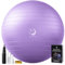 Slim Panda Gymnastikball, 55-85CM Explosionsgeschützt Pezziball Sitzball mit Pumpe, Trainingsball Fitnessball für Senioren Therapie,Schwangerschaft, Fitness, Balance Training