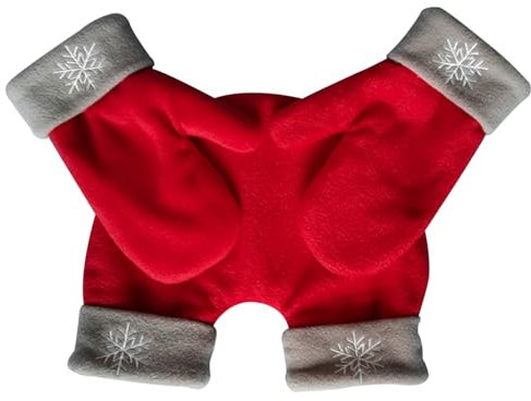Kalastussaari Guantes de invierno, 3pcs Guantes de pareja cálidos 2 personas Mittanes de invierno para sostenimiento a mano, Guantes de Navidad rojos Regalos Caderas Accesorios Mittens de invierno