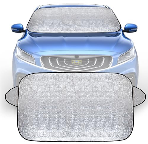 Frontscheibenabdeckung Winter, Scheibenabdeckung Auto Winter Frostabdeckung Sonnenschutz, Winschutzscheiben Abdeckung, Auto Frontscheib Autoscheibenabdeckung Schutzabdeckung Winter, 140x100cm