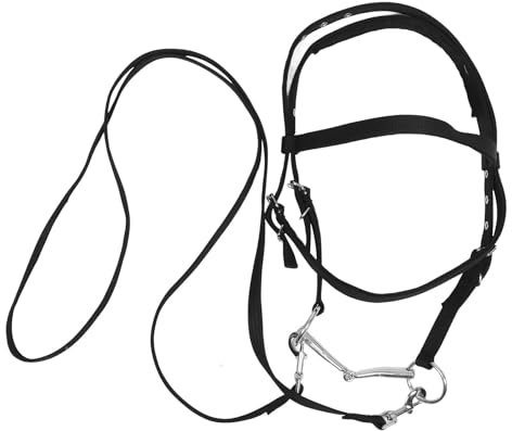 Zaumzeug für Pferde, Rinder, Halfter für Pferde, Nylon, Trainingszügel