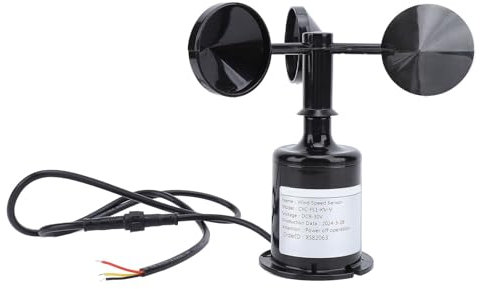 Topyond Anemometro Sensore di velocità del Dispositivo di monitoraggio ad Alta precisione Resistente agli Agenti atmosferici ad ultrasuoni per stazioni meteorologiche domestiche
