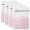 4 Psc Mesh Laundry Bags, Zipped Net Washing Machine Bag for Blouse Hosiery T-shirt Underwear Bras Socks Baby Clothes, Travel Storage Bag 30 x40 cm (11.81 x 15.75 in)