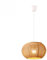 LightLogic Hängelampe ARILAS - Boho Lampe mit E27 Fassung - Beige Lampenschirm - Rattan Lampenschirm - Deckenleuchte für Wohnzimmer und Schlafzimmer- Stilvolle Hängelampe