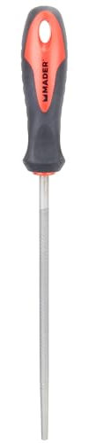 Lima redonda, 200mm - herramienta de mano ideal para acabados finos y trabajos de precisión, fabricada en acero al carbono para mayor durabilidad.*