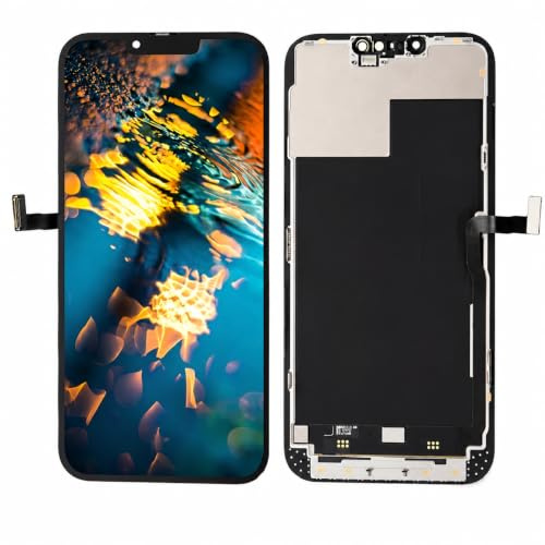 ZYCRONIC Soft OLED Screen Replacement For iPhone 13 Pro Max (NOT LCD) 6.7'' Full HD Display COF Touch 120 HZ Screen Digitizer Frame Assembly (13 PRO MAX)