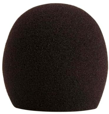 Shure A58WS-BLK Schaumstoff-Windschutz für alle Shure-Ball-Mikrofone, Schwarz