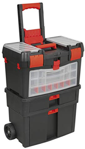 Sealey AP850 Mobile Tool Chest with Tote Tray & Removable Assortment Box