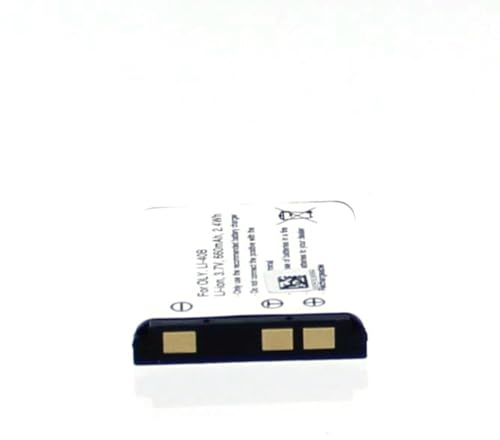 AGI 81398 Li-Ion 660 mAh 3,7 V Akku wiederaufladbar – Akkus (-Ionen (LiIon), 660 mAh, DIGITAL KAMERA, 3,7 V, schwarz, BenQ DC E1465)