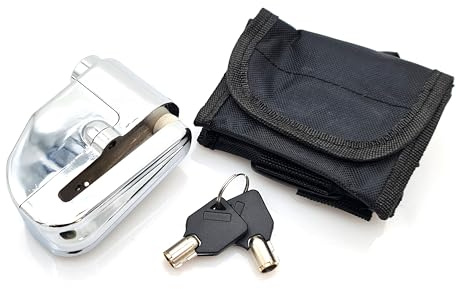 Mammoth Security Motorcycle Alarm Disc Lock 110dB Anti Theft Motorbike Scooter Alarmed Brake Disc Lock