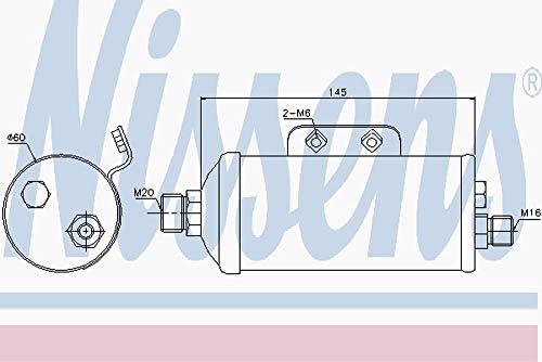 Nissens 95482 Filtro Deshidratante, Aire Acondicionado