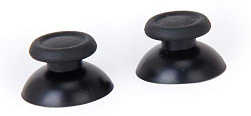 SM-PC® PS4 Controller 2X Analog Joystick Thumbstick Kappe für Sony Playstation Schwarz #016
