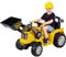 Actionbikes Motors Kinder Elektroauto ZP1005 | Fernbedienung mit First Funktion - Kinderauto elektrisch - Elektrofahrzeuge - Bagger bis 5 km/h - Radlader - Elektro Auto für Kinder ab 3 Jahre (Gelb)
