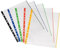 Herlitz 10914414 Prospekthülle A4 glasklar mit farbigem Rand 150er Packung, 0,07 mm