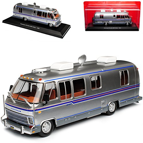 Ixo Airstream Excella 280 Turbo Wohnwagen Camping 1981 USA Amerika 1/43 Modell Auto mit individiuellem Wunschkennzeichen