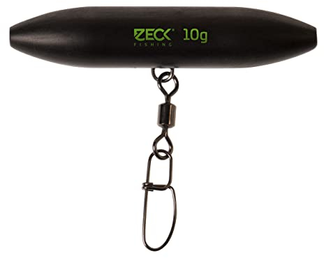 Zeck Uplift Boom 10g - Bleibefestigung für Laufmontagen zum Wallerangeln, Boom-Adapter für Angelblei zum Welsangeln