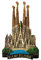 Barcelona Spain souvenir 3d fridge magnet, Home& kitchen decoration Barcelona Spain refrigerator magnet