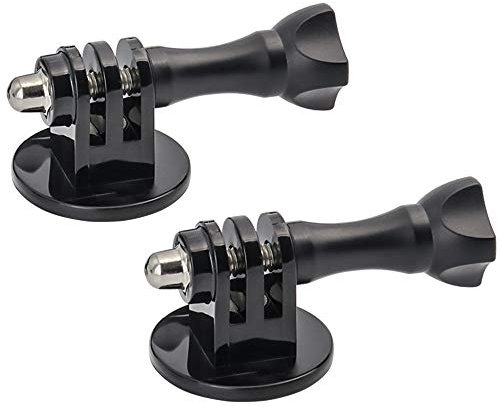 woleyi Adaptador Trípode Soportes para GoPro, Tripod Montaje con Tornillo para GoPro Hero 7, 6, 5, 4, Fusion, Session, 3+, 3, SJCAM, Canon, Nikon, Sony, Xiaomi Yi, SLR, Other Action Cámara (2 Pack)