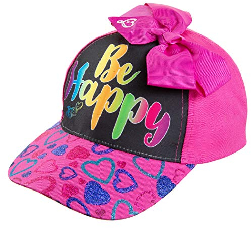 Nickelodeon JoJo Siwa Be Happy Mädchen Baseballkappe, Baumwolle, Alter 4–7 Jahre, Rosa