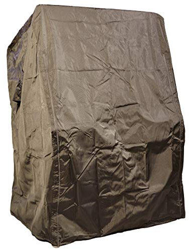 intergrill Strandkorbschutzhülle Deluxe 160 x 137 x 100cm Pazifik Audrey Romy Anthrazit Polyester Abdeckplane Schutzhaube Atmungsaktiv
