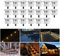 SUBOSI 30er WIFI Dimmbar LED Bodeneinbauleuchten Einbaustrahler Bodenleuchte Arbeitet mit Alexa,WiFi Wireless Smart Phone, Ø31mm 0.6W IP67 Wasserdicht LED Bodenstrahler Bodeneinbaustrahler