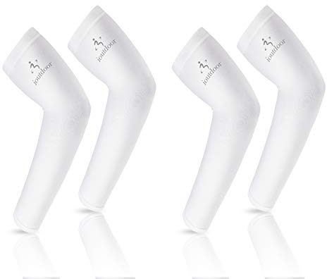ioutdoor Arm Sleeves Kühlung UPF 50+, Kompressions Armstulpen, Sonnenschutz Arm Ärmel, Elastische, Atmungsaktiv, Anti-Rutsch, Kein Verblassen, Pillingresistent, Unisex-Ärmlinge für im Freien Sport