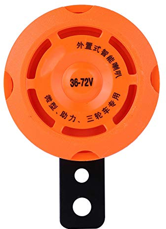 Elektronische Fahrradhupe Wasserdichtes Smart Bike Horn Langlebige Klingel für Elektrofahrräder 36V/48V/60V/72V Lauter klarer Klang