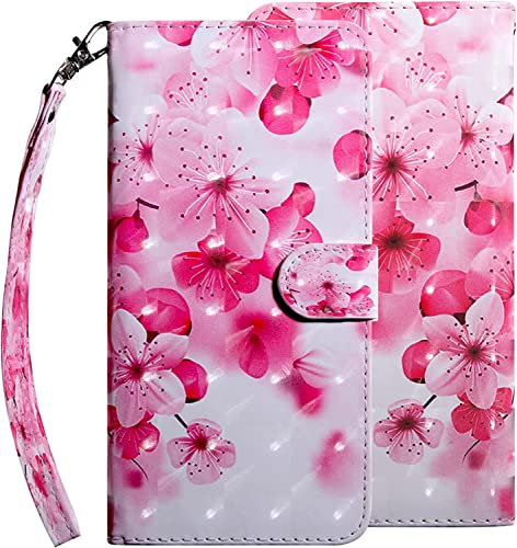 GLANDOTU Apple iPhone 11 6.1 inch Case Flip Wallet PU Leather Cover with Magnetic Button Standing Funstion Full-Body Protective Phone Cases - Safflower