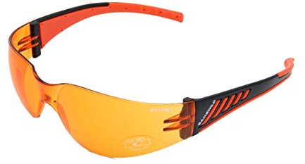 Gamswild WS7122 Sonnenbrille Sportbrille ANTIFOG Skibrille Fahrradbrille Unisex | braun | orange | gelb | grau | transparent, Farbe: Orange