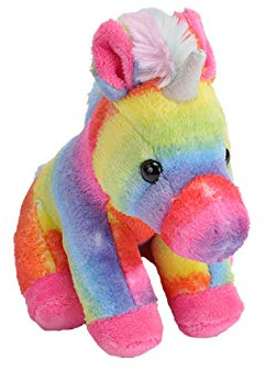 Wild Republic Pocketkins Einhorn Plüschtier Regenbogen 17 cm