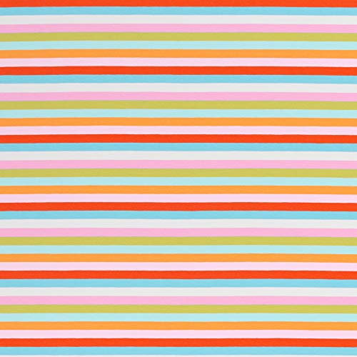 Doppelmoppel Jersey Stoff Streifen, Swafing Gala Ringel bunt rosa | 16,40 EUR/m