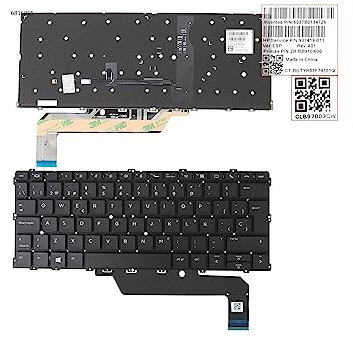 Teclado RETROILUMINADO Compatible con HP ELITEBOOK X360 1020 G2 1030 G2 Series
