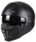 Woljay Offener Helm Integralhelm Motorradhelm Modulare Helme für Unisex-Adult Straße Fahrrad Kreuzer Roller DOT ECE genehmigt (X-Large,Mattschwarz)
