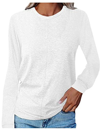 Bluse Damen Casual T-Shirt Kurzarm Sommer Tops Lose Oberteile Rundhals Basic Bluse mit Tasche Tshirts Damenshirts Lässig Langarm Bikini Oberteil Schwarz Sportkleidung Frauen Set