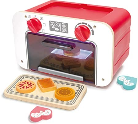 Hape Mein Backofen mit Zauberkeksen, magischer Plätzchen, Zubehör für die Spielküche