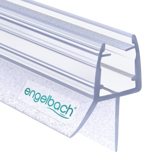 Engelbach® Joint de porte de douche 70cm - Profil d'étanchéité en caoutchouc extra-épais pour verre 5-8 mm, étanchéité optimale, installation facile